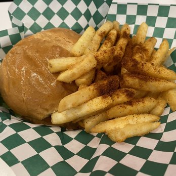 Lucky Supermarket - Satay Pork Burger ($6.95 included fries and a can of pop) - International Grocery Near Me - Surrey, British Columbia Lucky Supermarket - Satay Pork Burger ($6.95 included fries and a can of pop) - International Grocery Near Me - Surrey, British Columbia