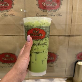 ChaTraMue Original Thai Tea - Green Thai Tea - Bubble Tea Near Me - Los Angeles, California