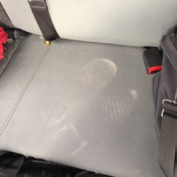 My back seat in my truck after I paid $28. Didn't even try.