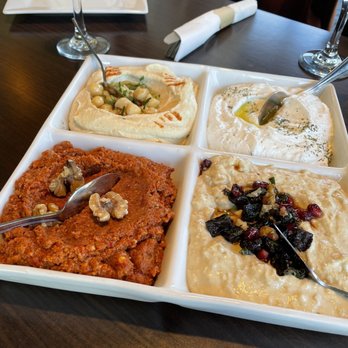 Cedars - Dip platter - Lebanese Near Me - Wallington, New Jersey