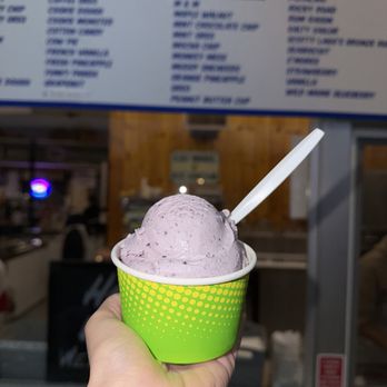 Lago's Ice Cream - Wild Maine blueberry - Ice Cream & Frozen Yogurt Near Me - Rye, New Hampshire