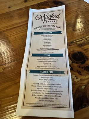 Menu photo 1 Wicked Barley Brewing Jacksonville, FL Menu photo 1 Wicked Barley Brewing Jacksonville, FL