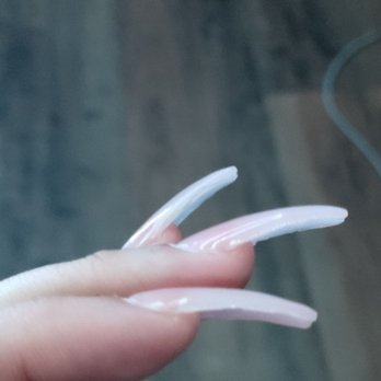 Nails Design - Closer picture of how crooked it is! - Nail Salons Near Me - Wahiawa, Hawaii Nails Design - Closer picture of how crooked it is! - Nail Salons Near Me - Wahiawa, Hawaii
