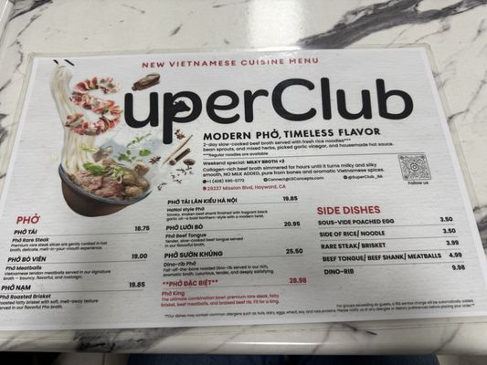 Menu photo 2 SúperClub Hayward, CA