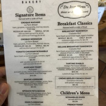 La Farm Bakery - Menu - Bakeries Near Me - Cary, North Carolina