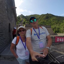 Reason Chiropractic - Dr Ric & Dr Cindy @ the Great wall