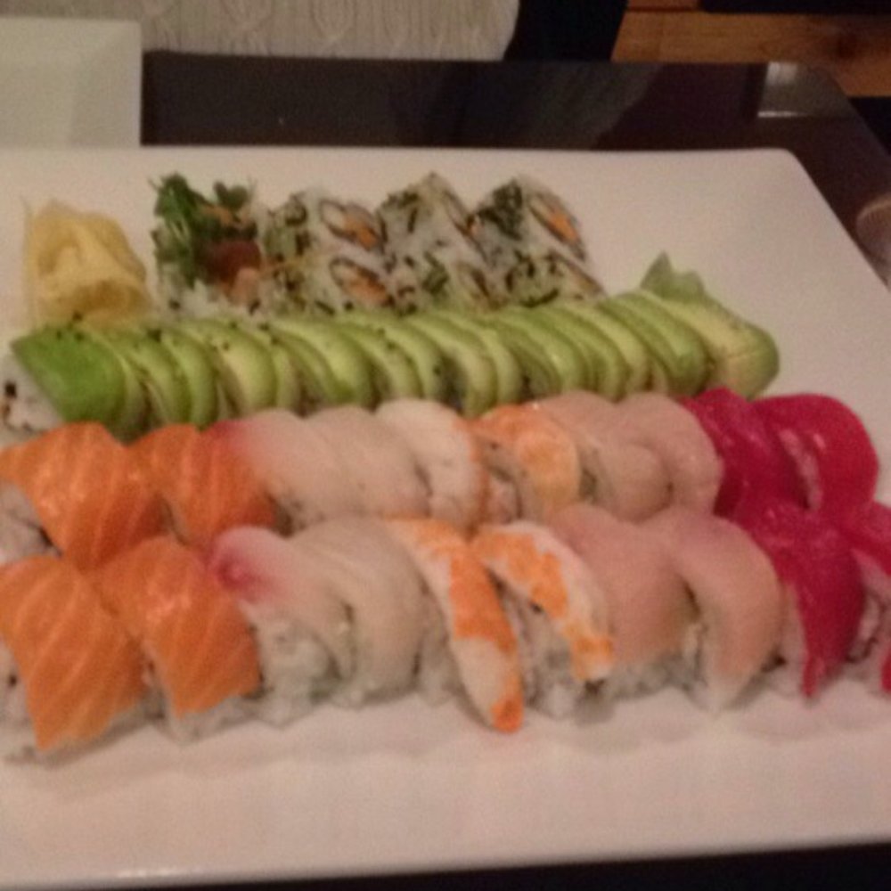 Yotsuba - Rainbow rolls, Caterpillar roll, vegetable roll - Japanese Near Me - Ann Arbor, Michigan Yotsuba - Rainbow rolls, Caterpillar roll, vegetable roll - Japanese Near Me - Ann Arbor, Michigan