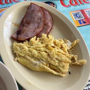 Little Margie's FA Cafe - Side of egg and ham - New American Near Me - Saint Augustine Beach, Florida