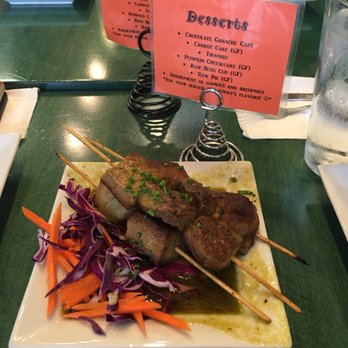 Good Karma Cafe - Seitan abit oily and bland, looked great though - Vegan Near Me - Red Bank, New Jersey Good Karma Cafe - Seitan abit oily and bland, looked great though - Vegan Near Me - Red Bank, New Jersey