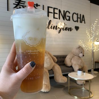 Feng Cha - Arlington - Osmanthus oolong with sea salt milk foam - Bubble Tea Near Me - Arlington, Texas Feng Cha - Arlington - Osmanthus oolong with sea salt milk foam - Bubble Tea Near Me - Arlington, Texas