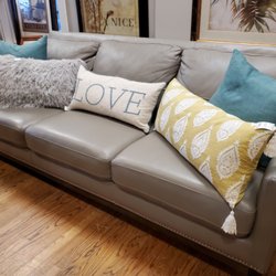 Our Blessings Consignment - Leather sofas.