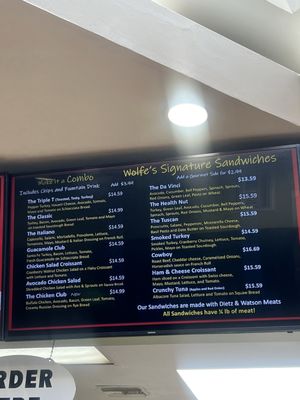 Menu photo 1 Wolfe’s kitchen and deli Claremont, CA Menu photo 1 Wolfe’s kitchen and deli Claremont, CA