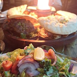 Salad and mixed grill Salad and mixed grill
