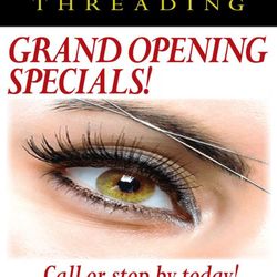 Sandy Eyebrow Threading - Grand Opening Specials!