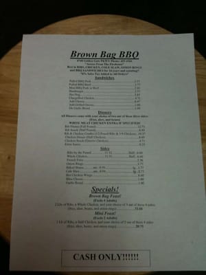 brown bag barbecue