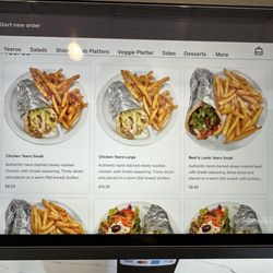 Grk Yeero - Gyro that does NOT come with the pictured fries