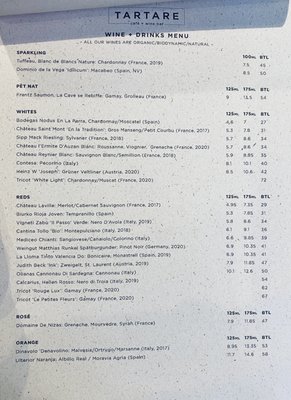 Menu photo 2 Tartare Cafe + Wine Bar Galway, G Menu photo 2 Tartare Cafe + Wine Bar Galway, G