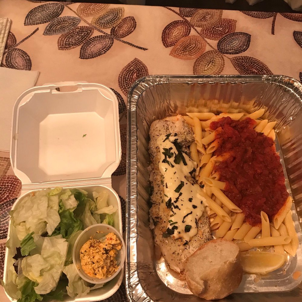 Carmine's - Baked haddock Italiano - Sicilian Near Me - Williamsville, New York