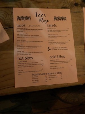 Menu photo 6 Izzy Rose Brooklyn, NY