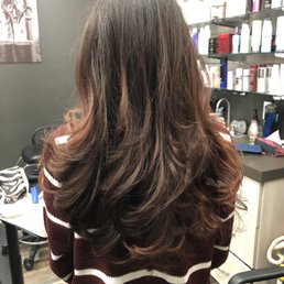 Beautiful layered haircut!
