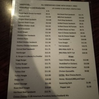 Locust Bar - updated food menu (side 2, july 2024) - Dive Bars Near Me - Philadelphia, Pennsylvania