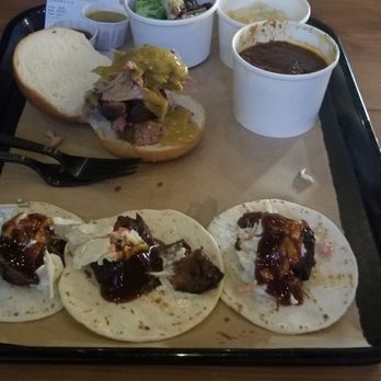 Lucius Q - broccoli salad, grits, pork belly sandwich, brisket chilli, burnt end tacos - Barbeque Near Me - Cincinnati, Ohio Lucius Q - broccoli salad, grits, pork belly sandwich, brisket chilli, burnt end tacos - Barbeque Near Me - Cincinnati, Ohio