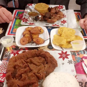 Mis Raices Restaurant - Breaded steak and pork mofongo! SOOOO PERFECT! - Puerto Rican Near Me - Teaneck, New Jersey Mis Raices Restaurant - Breaded steak and pork mofongo! SOOOO PERFECT! - Puerto Rican Near Me - Teaneck, New Jersey