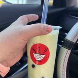 Honeydew Wave with tapioca pearls Honeydew Wave with tapioca pearls