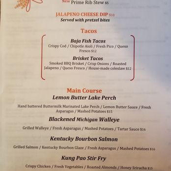 Avenue American Bistro - Specialties menu - Sports Bars Near Me - Wayne, Michigan Avenue American Bistro - Specialties menu - Sports Bars Near Me - Wayne, Michigan