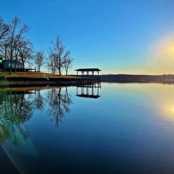 Lake Greenwood Motorcoach Resort - Lake view from boat ramp.