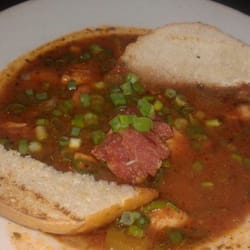 Q's Southern Bistro - Gumbo. Wonderfully spicy.