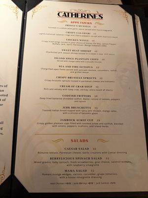 Menu photo 2 Catherine's Restaurant Laurel, MD