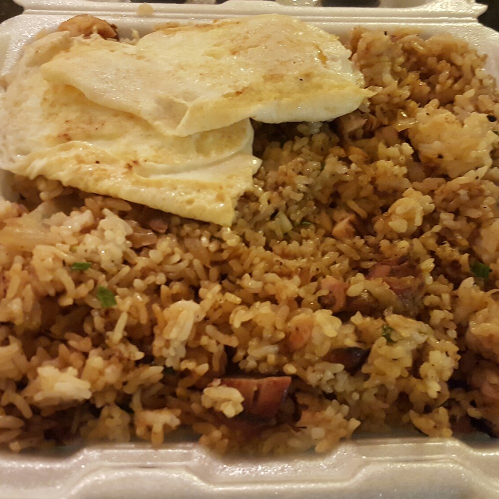 Guahan Grill - Guahan fried rice, added 2 eggs - Barbeque Near Me - Oceanside, California
