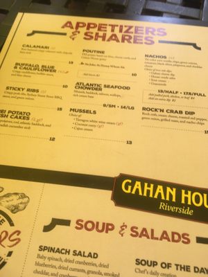 Menu photo 2 Gahan House Fredericton, NB