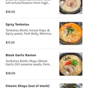Hana Ramen Bar - Ramen menu on 2/2/2022 - Ramen Near Me - Park City, Utah Hana Ramen Bar - Ramen menu on 2/2/2022 - Ramen Near Me - Park City, Utah
