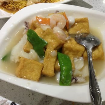 Venus - Fried tofu w/ Seafood - Cantonese Near Me - Covina, California Venus - Fried tofu w/ Seafood - Cantonese Near Me - Covina, California