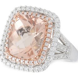 Lowery Jewelers - 14k white gold Morganite ring