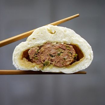 Tofu 101 - Cross Section of Steamed Pork Bun - IG: @nelson_eats - Chinese Near Me - Bellevue, Washington Tofu 101 - Cross Section of Steamed Pork Bun - IG: @nelson_eats - Chinese Near Me - Bellevue, Washington