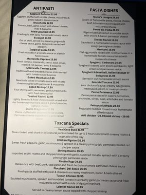 Menu photo 2 Toscana Italian Kitchen Myrtle Beach, SC