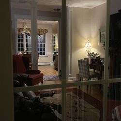 The Valley View Inn - Photo taken by the front door of the foyer and dining room beyond.