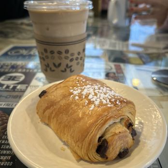 Mama's Java - Chocolate Croissant and iced coffee - Coffee & Tea Near Me - Nolensville, Tennessee