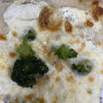Rockafellers Pizza - a pizza with broccoli and cheese - Pizza Near Me - Long Branch, New Jersey