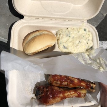 Peg and Lee's Bayou Cuisine - Roll and Potato Salad and BBQ Chicken - Caterers Near Me Peg and Lee's Bayou Cuisine - Roll and Potato Salad and BBQ Chicken - Caterers Near Me