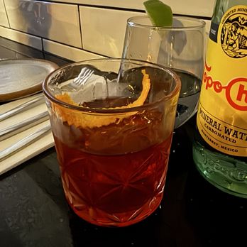 Quique Crudo - Mezcal Negroni - Cocktail Bars Near Me - New York, New York Quique Crudo - Mezcal Negroni - Cocktail Bars Near Me - New York, New York