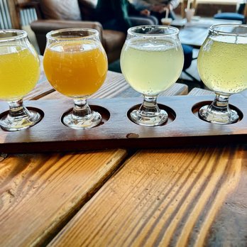WeHa Brewing & Roasting - Mimosa flight! - Coffee & Tea Near Me - West Hartford, Connecticut