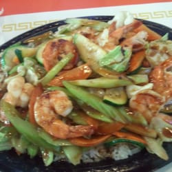 Shrimp stir fry