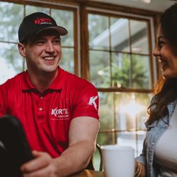 Korte Does It All, Inc. - Korte technician and customer