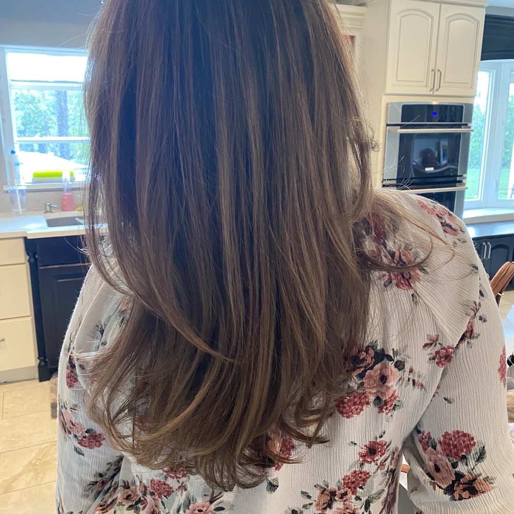 Beautifully soft, toned, cut hair! Beautifully soft, toned, cut hair!