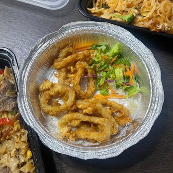 Khao Thai Cuisine - Sad portion for Crispy Calamari - Thai Near Me - Englewood, New Jersey