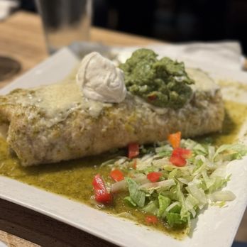 Mexico Tipico - Super Burrito Fajita Chicken with green sauce ( Sauce was extra money but worth it) - Mexican Near Me - Union City, California